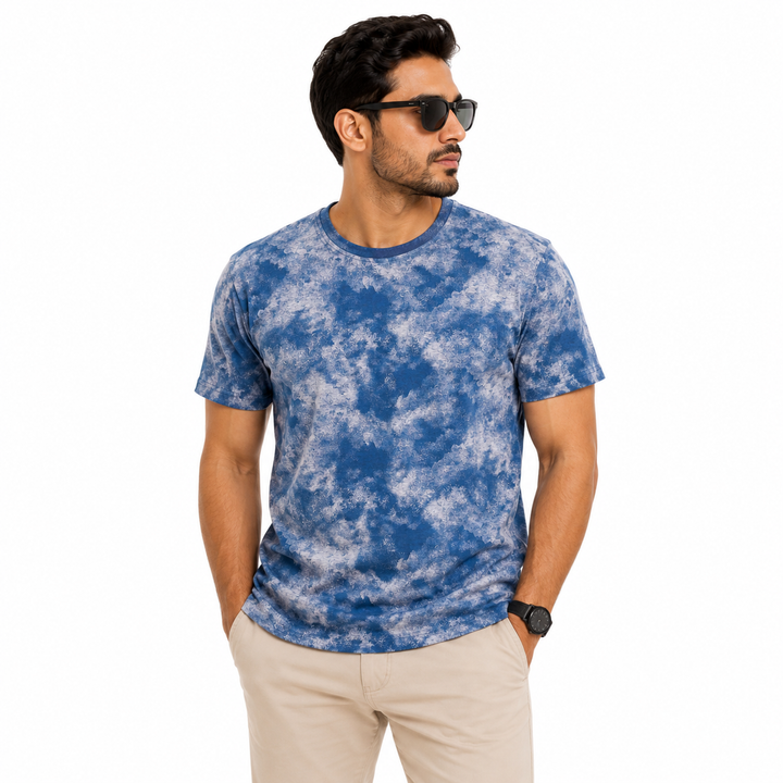 Kareno Tie-Dye Premium Tee – Earth Tone