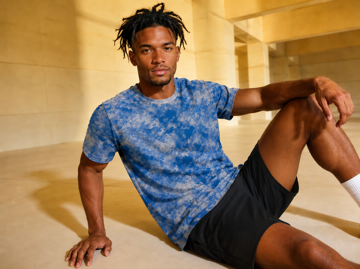 Kareno Tie-Dye Premium Tee – Earth Tone
