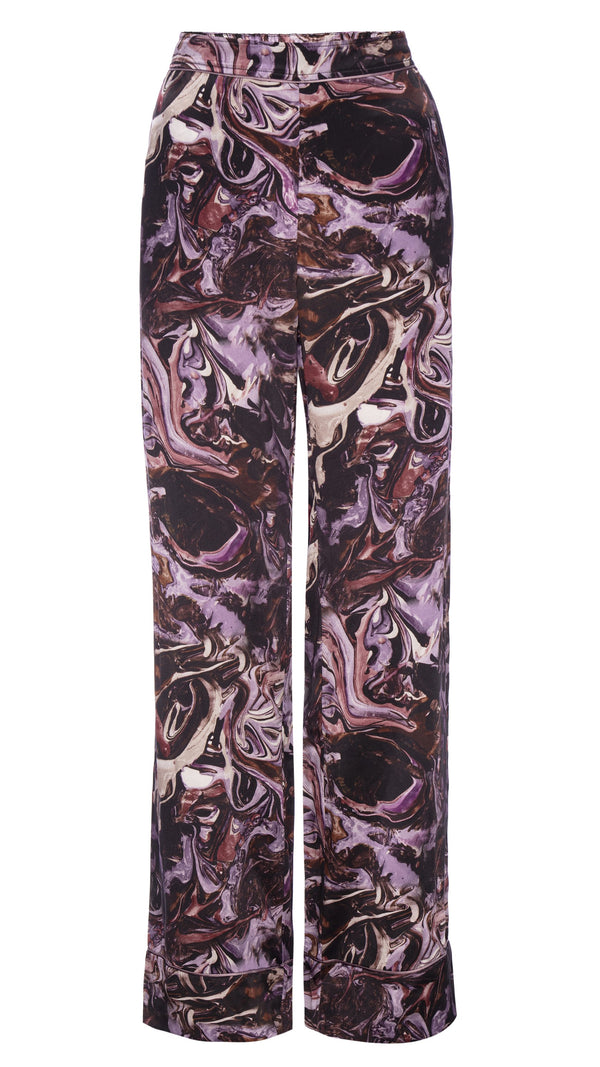 Kareno Zuri Silk Pants Earth