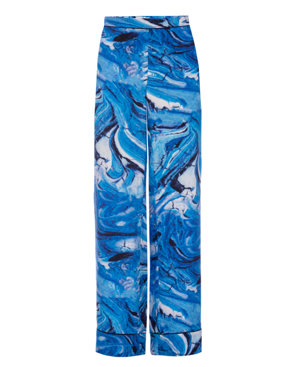 Kareno Zuri Silk Pants Wave