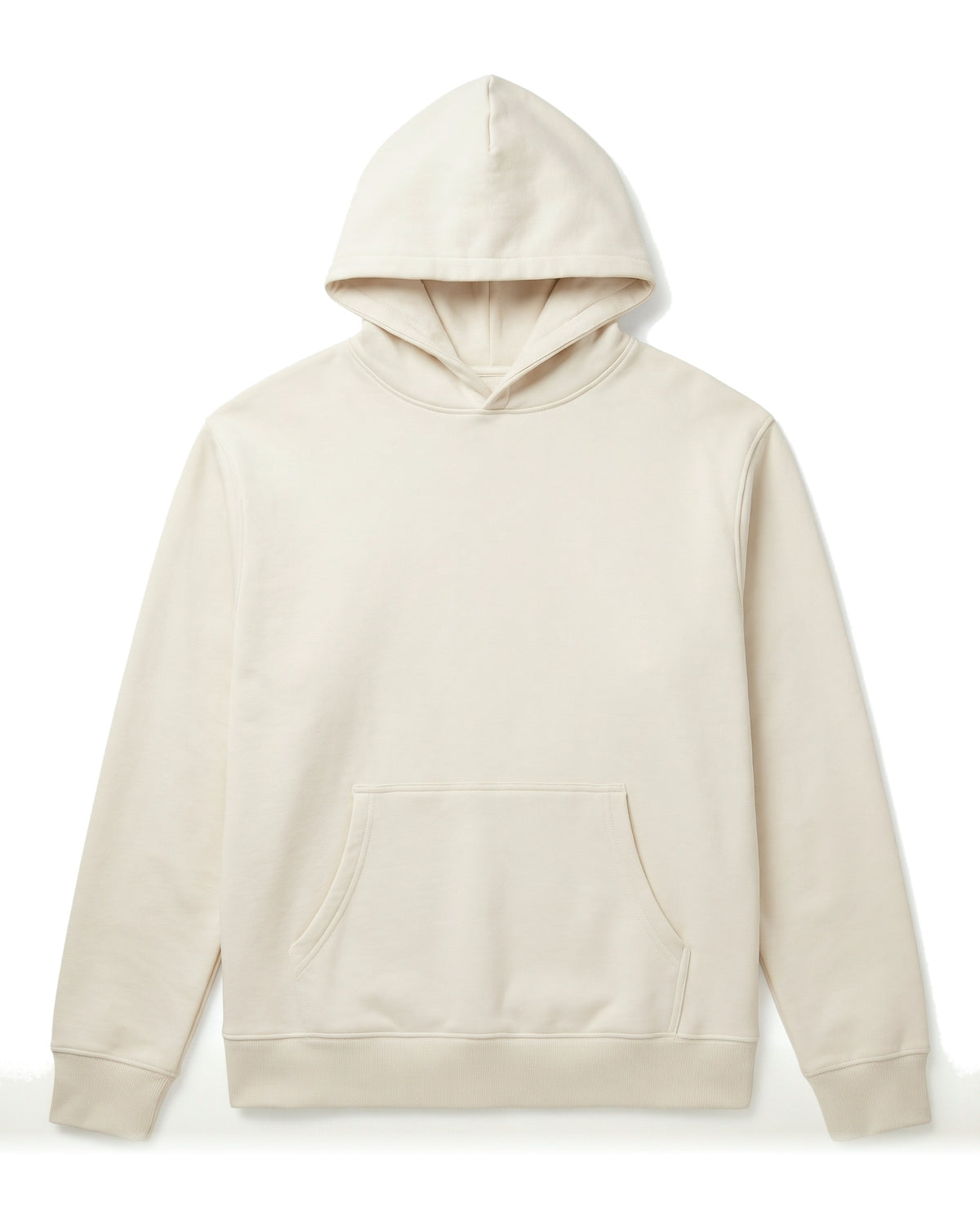 Halo Pullover Hoodie in Ivory, women's, front view
