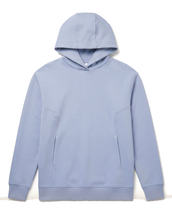 Seamline Pullover Hoodie in Lavender Gray, women's, front view