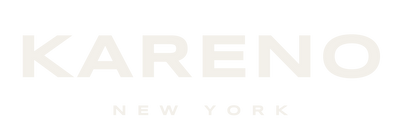 KARENO NEW YORK wordmark, bone