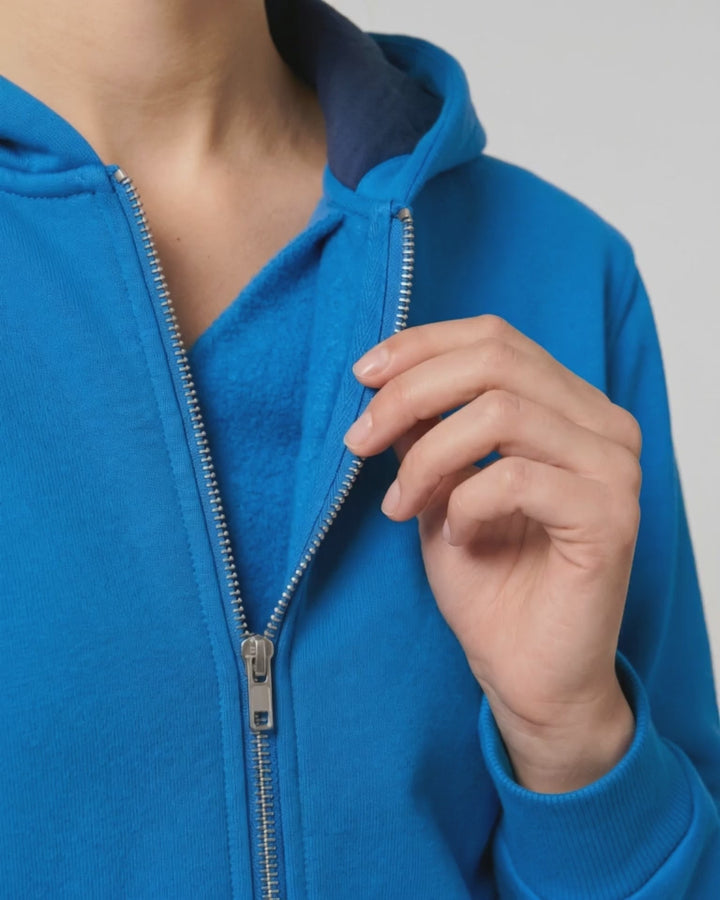 Ridge Full-Zip Hoodie, women's, fleece stretch close-up video