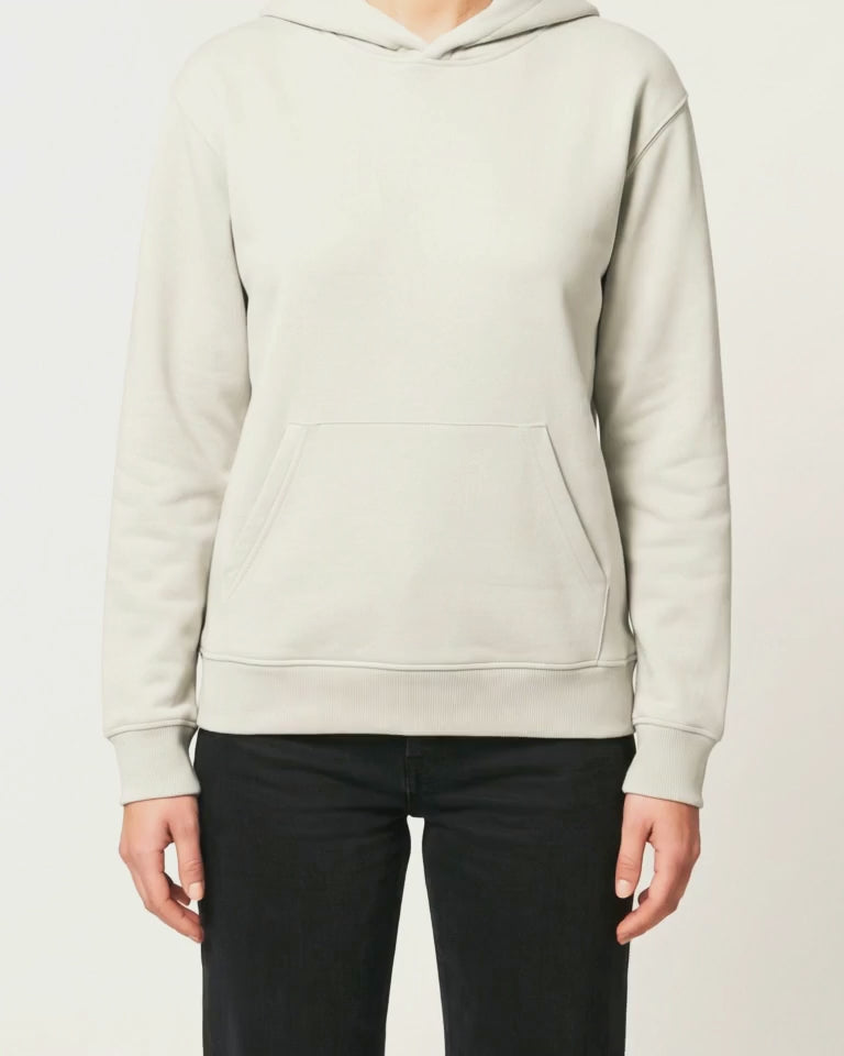 Halo Pullover Hoodie, women's, fleece and kangaroo pocket close-up video