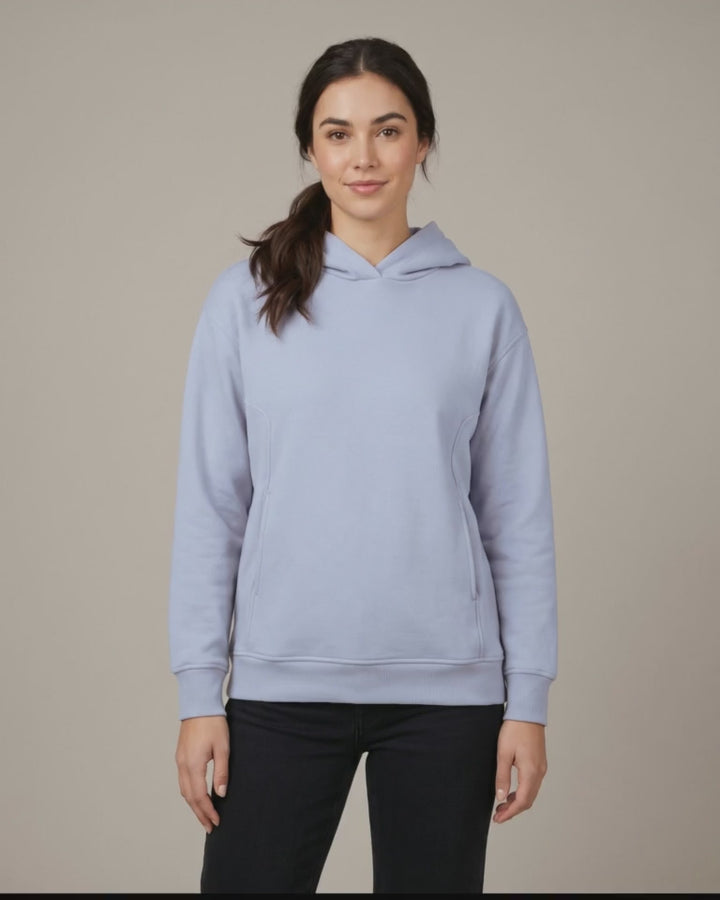 Seamline Pullover Hoodie, women's, studio turn video
