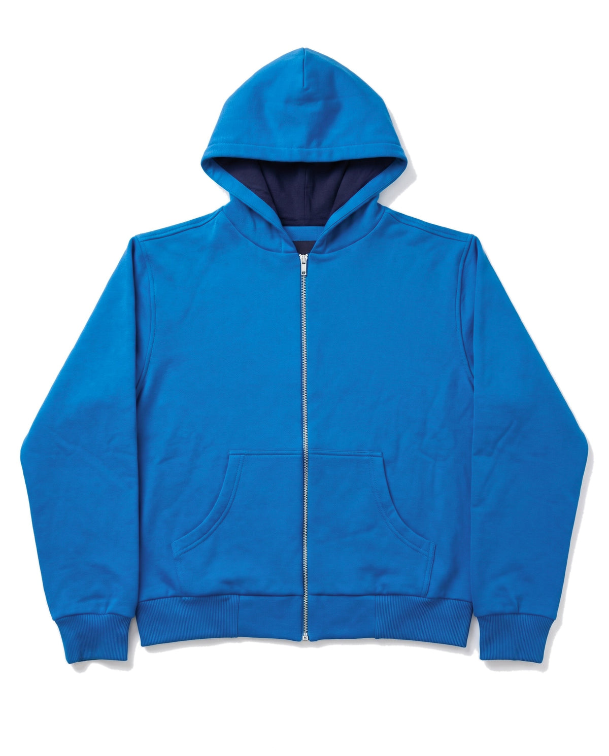 Ridge Full-Zip Hoodie in Azure Blue, women's, front view