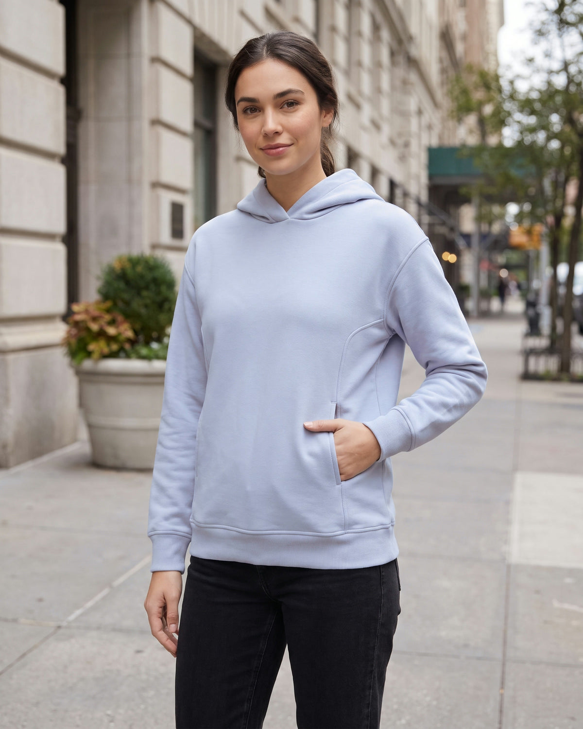 Seamline Pullover Hoodie, women's pullover hoodie, lifestyle
